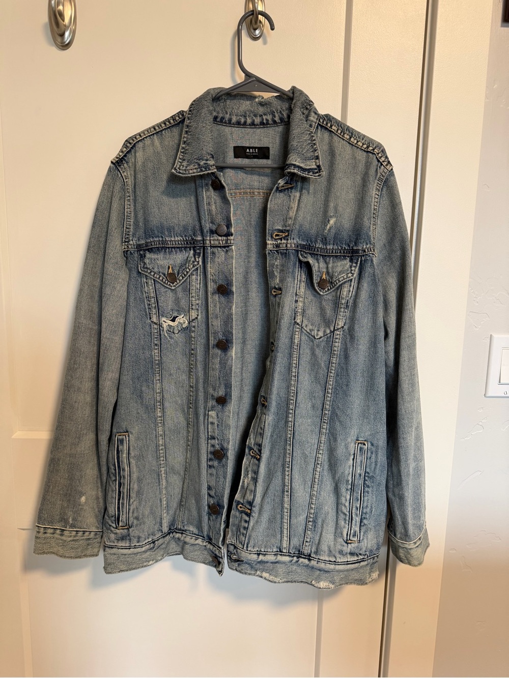 Women’s Able Distressed Denim Jacket
